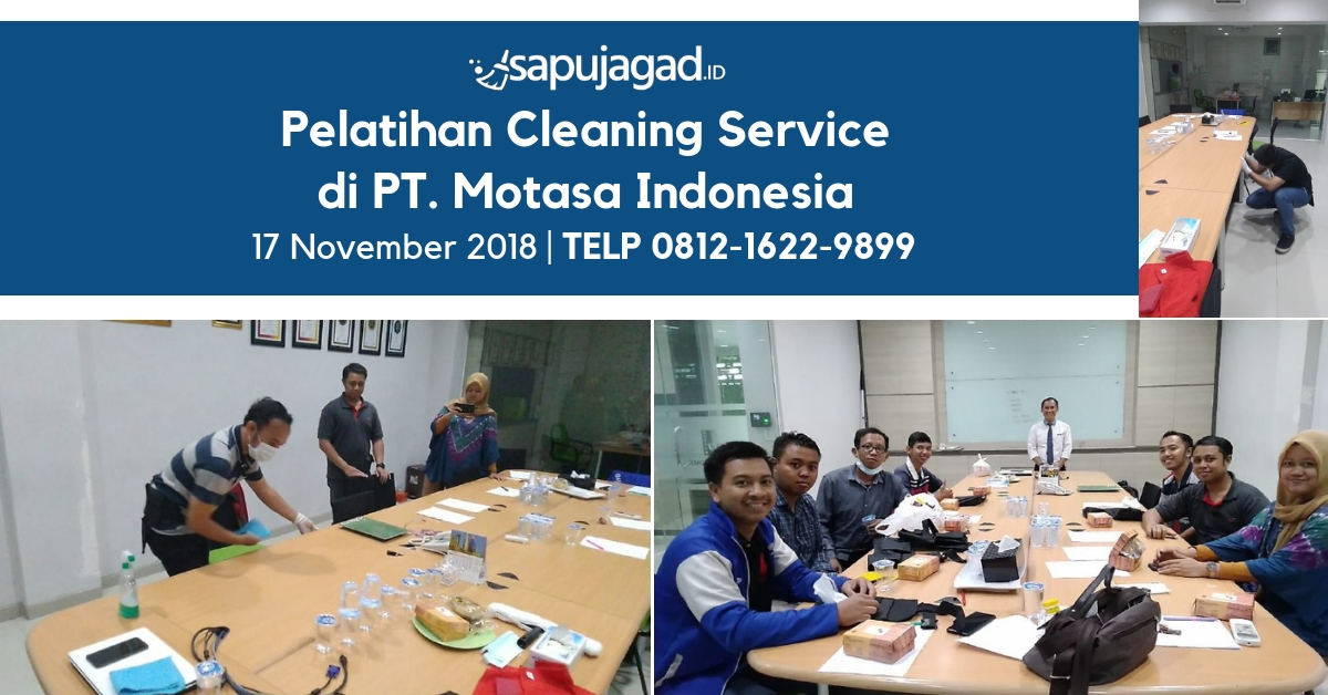 Pelatihan Cleaning Service di Motasa Indonesia