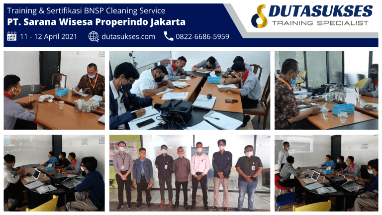 Training & Sertifikasi BNSP Cleaning Service PT.Sarana Wisesa Properindo